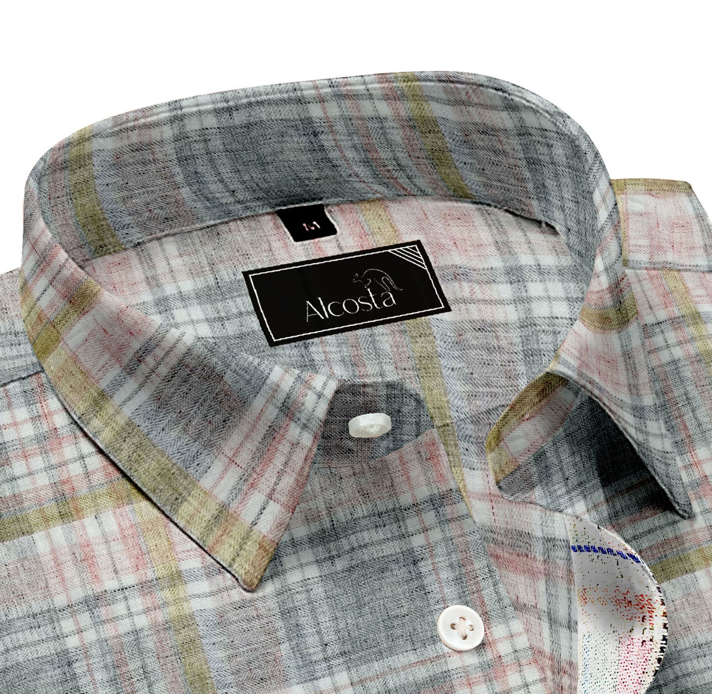 CHECKED SUSTAINABLE CASUAL  COTTON SHIRT