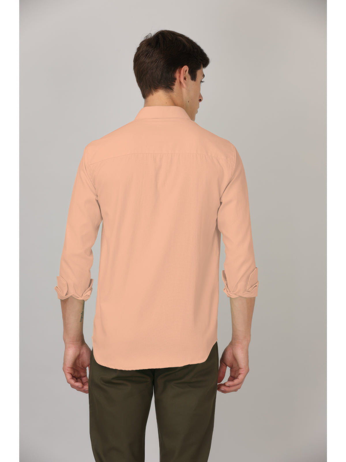 CLASSIC FORMAL LIGHT PEACH SHIRT