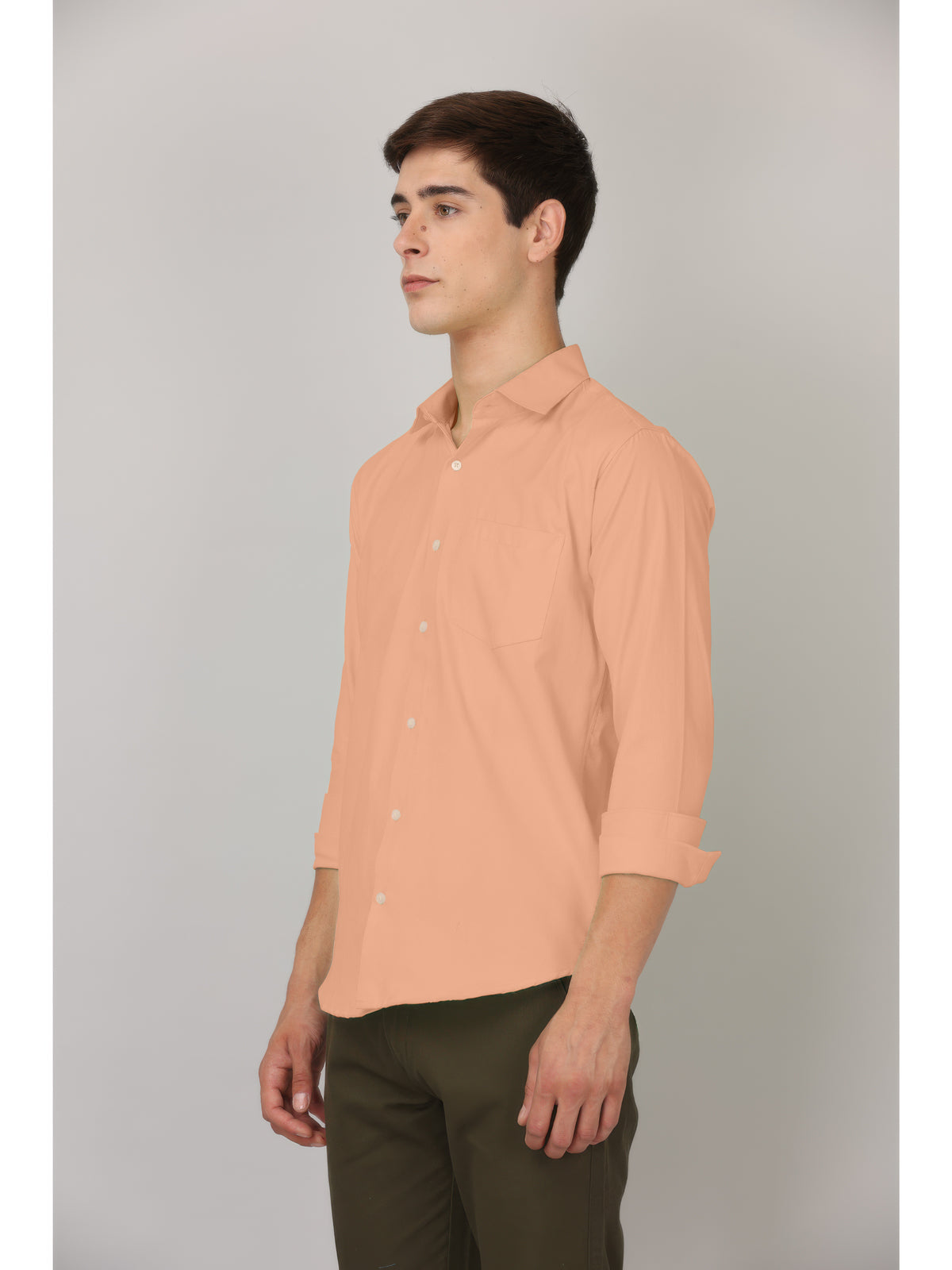 CLASSIC FORMAL LIGHT PEACH SHIRT