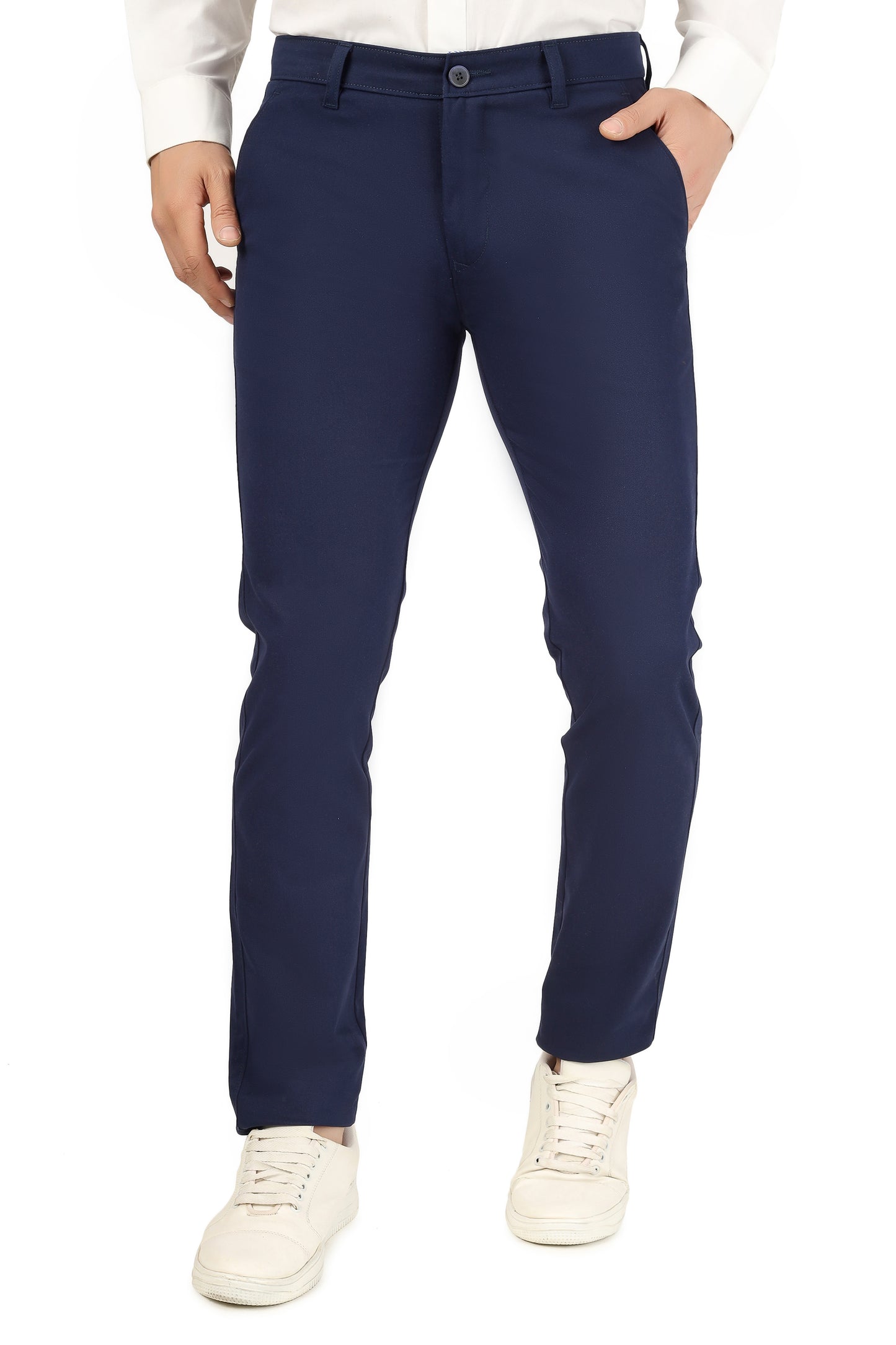 STRETCH COTTON TROUSER