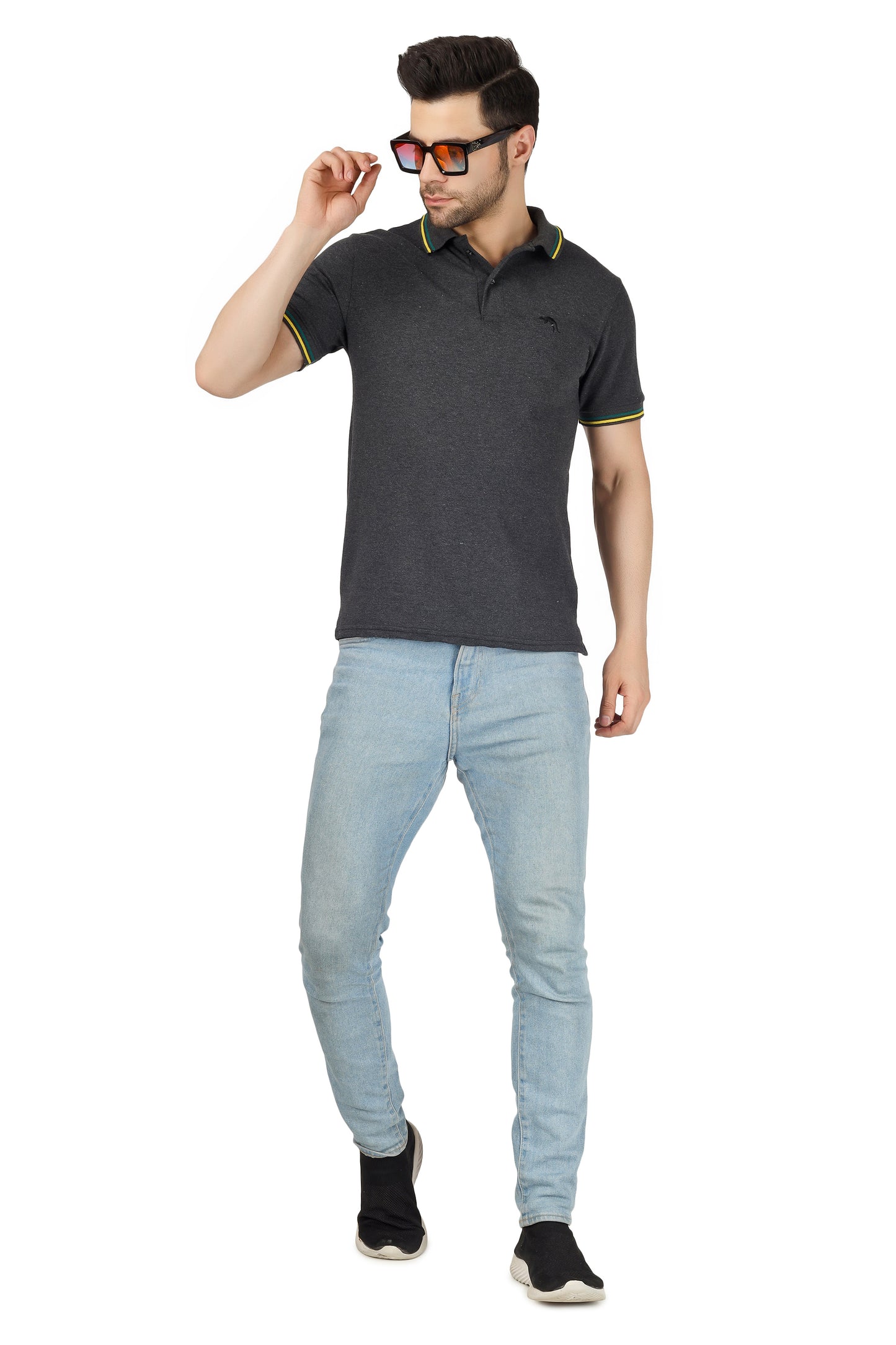 HALF PLACKET T-SHIRT