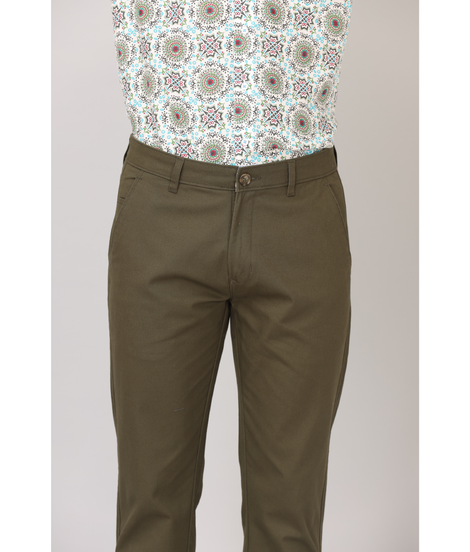 STRETCH COTTON TROUSER