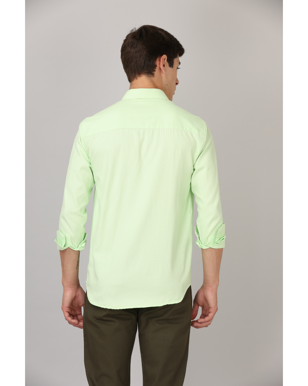 CLASSIC FORMAL LIGHT GREEN SHIRT